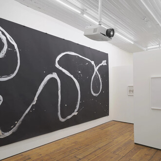 Joan Jonas, Endless drawings, exhibition view. Courtesy of Amanda Wilkinson Gallery