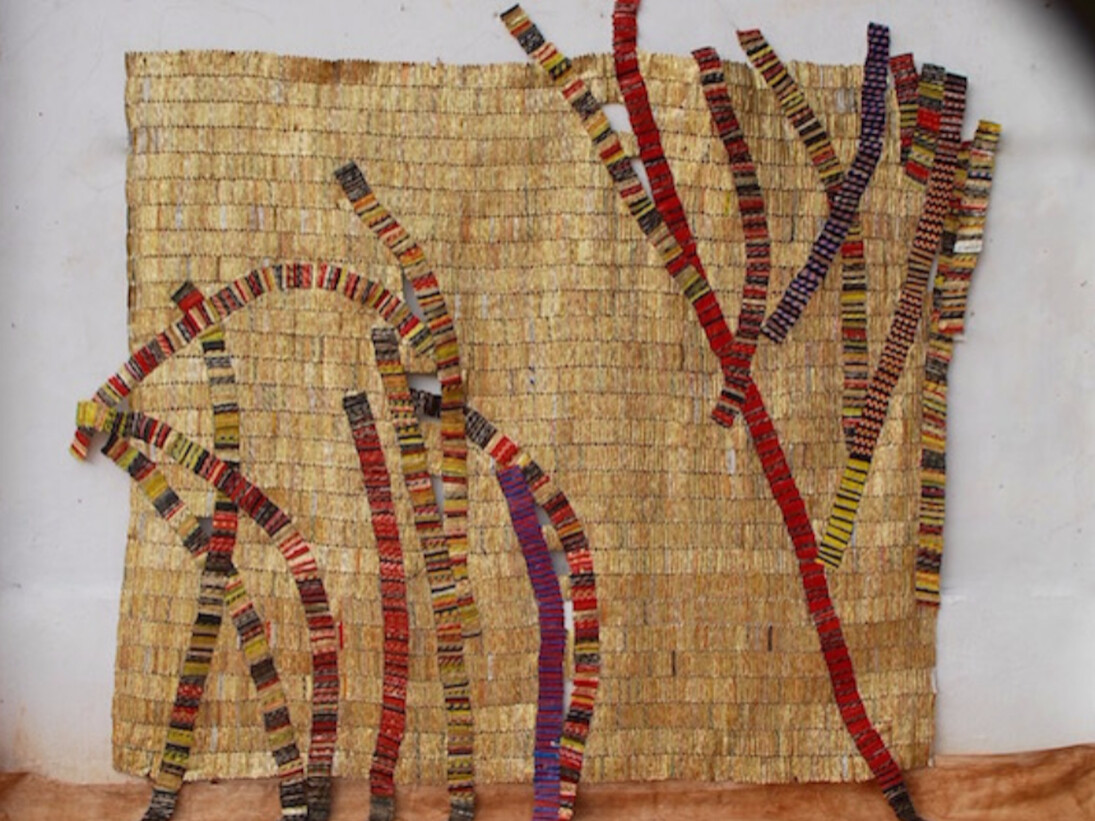 El Anatsui, Exhibition view. Courtesy of Prince Claus Fund