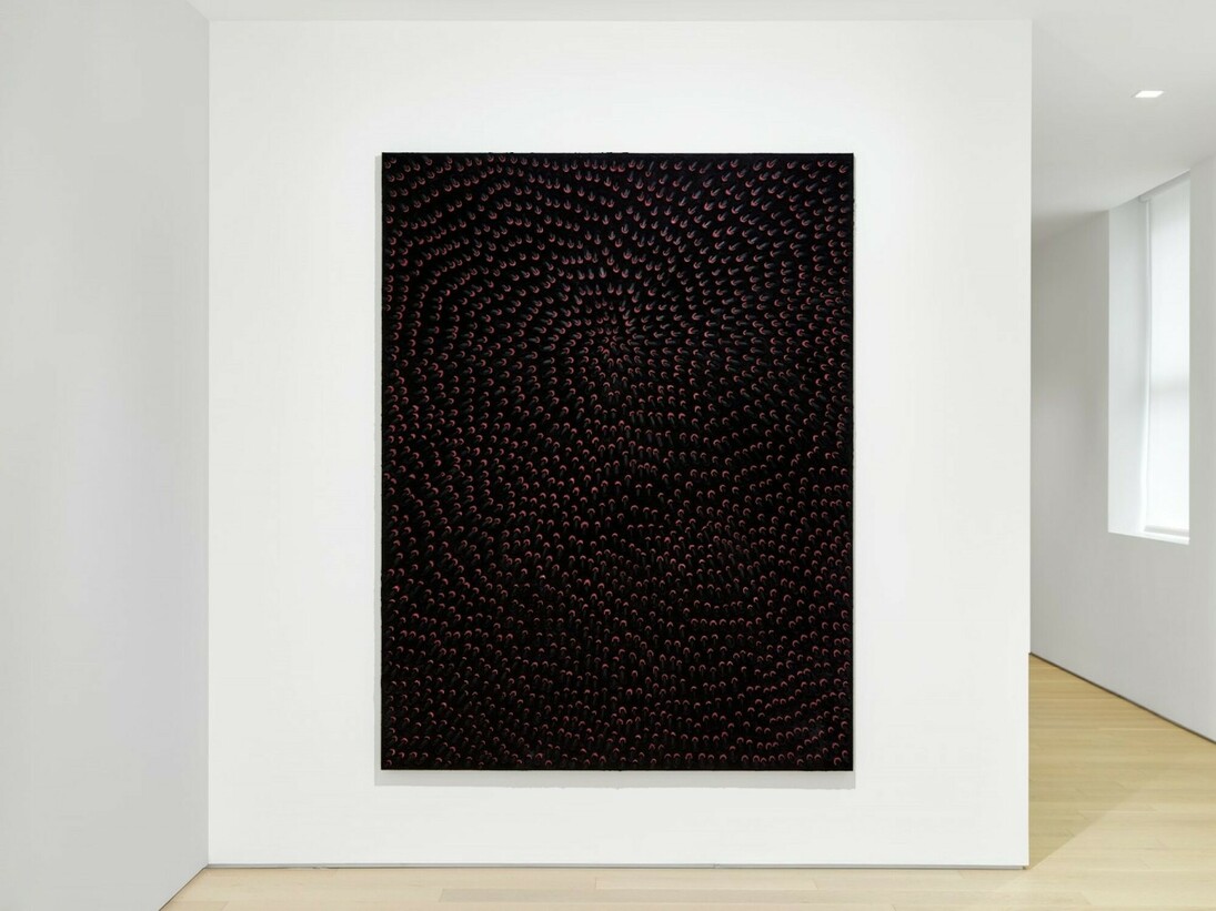Jennifer Guidi, exhibition view. Courtesy of Almine Rech Gallery