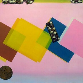 Paul Branca, Untitled (Nutbar), 2013, oil on canvas, 24 1/4 x 27 in. Courtesy Scaramouche, NY.