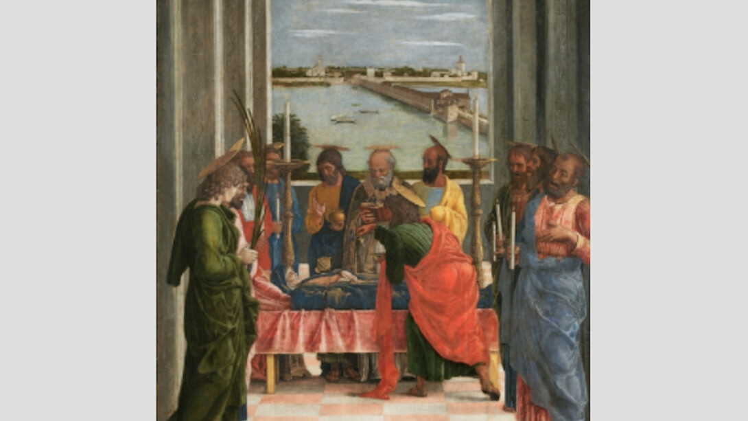 Death of the Virgin, Ca. 1462. Mixed method on panel, 54.5 x 42 cm. Courtesy of Museo del Prado
