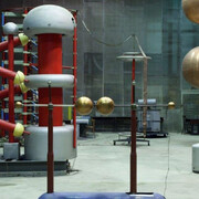 Matei Bejenaru, Between two worlds, high voltage lab in Iași, 2011. Courtesy of MG+MSUM