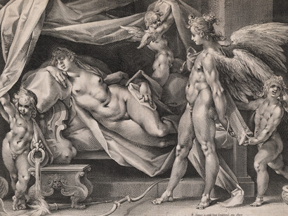 Jan Harmensz Muller, Cupid and Psyche, about 1600. Courtesy of Museum of Fine Arts Boston