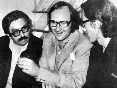 Luis Sánchez Latorre, Antonio Skármeta y Mauricio Wacquez, 1971