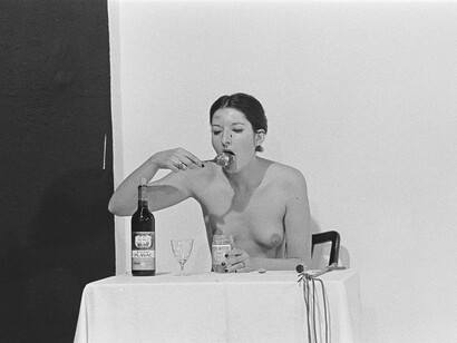 Marina Abramović, Thomas lips. Mit freundlicher genehmigung der Galerie Krinzinger
