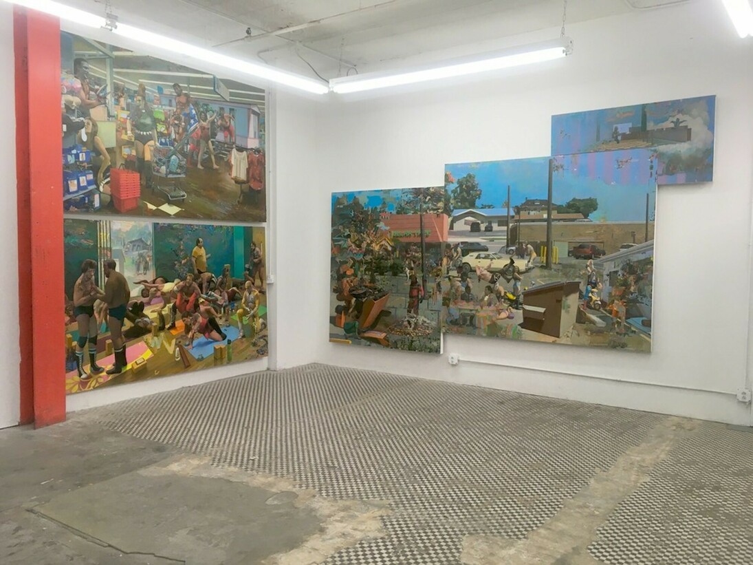 Robert McCann. Bell, Eagle & Anchor, Exhibition view. Courtesy of Amos Eno Gallery