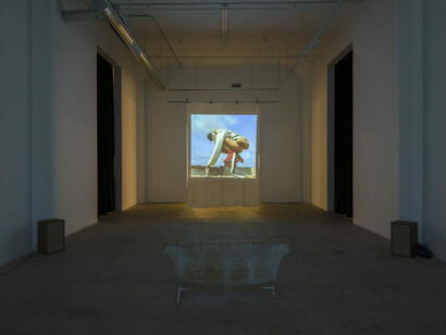 Sara Berman, Lapdogs and fools, exhibition view. Courtesy of Vielmetter Gallery