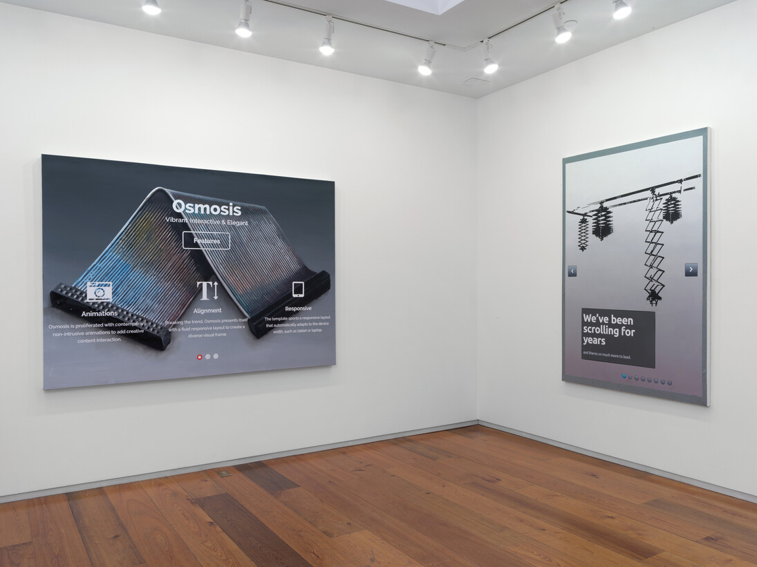 Joel Holmberg, Installation view