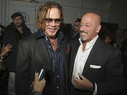 Domenico Vacca e Mickey Rourke