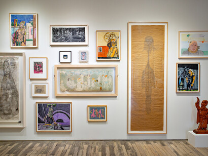 Various artists, So long, Bowery! Exhibition view. Courtesy of Andrew Edlin Gallery