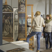 Restoration of the Ghent Altarpiece. Courtesy of Musée des Beaux-Arts de Gand