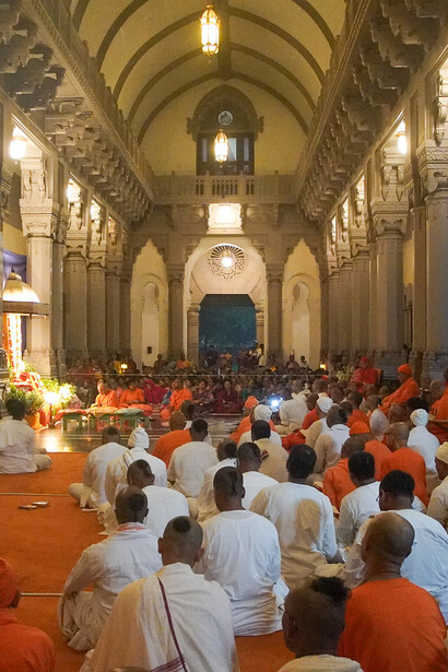 Celebrating Janmashtami at Belur Math, 2024, West Bengal, India, photo by Ramakrishna Mission, Belur Math