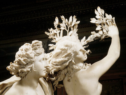 Apollo e Dafne di Lorenzo Bernini (dettaglio)