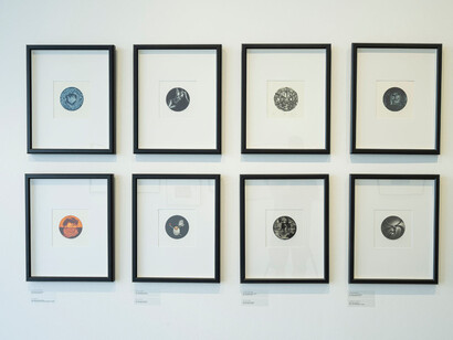 Guy Langevin and guests, exhibition view. Courtesy of Danubiana