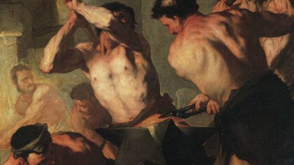 Luca Giordano, La forgia di Vulcano