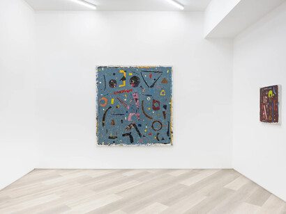 Martin Daiber, Onda expansiva (expanding wave), exhibition view. Courtesy of Beers Gallery