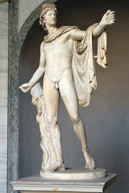 Apollo Belvedere di Angelo Montorsoli, Musei Vaticani, Roma, Italia
