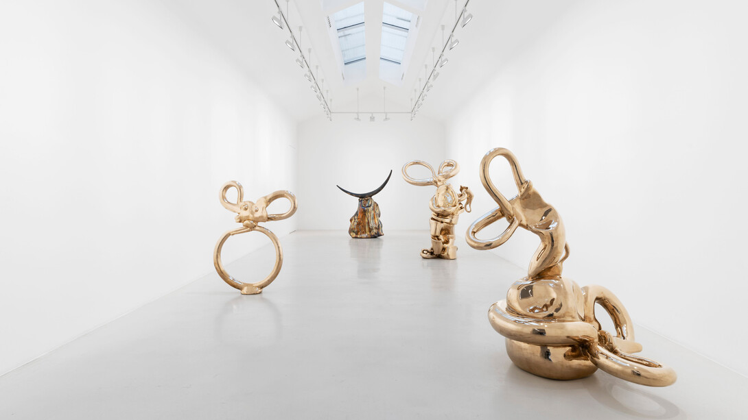Alma Allen, exhibition view. Courtesy of Galerie Perrotin