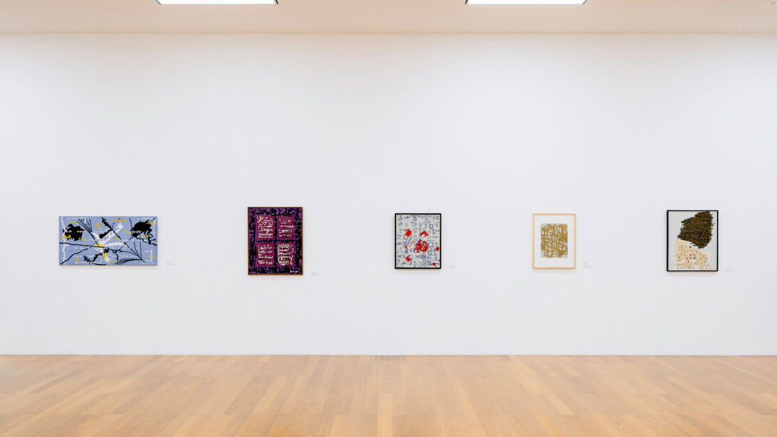 Henrik Olesen und Isidore Isou, Demons are tearing me apart, ausstellungsansicht. Mit freundlicher genehmigung des Kunstmuseums Liechtenstein mit der Hilti Art Foundation