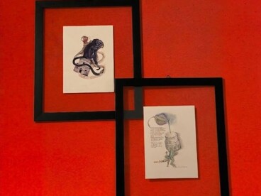 Foto di Gerardo La Mattina, libera interpretazione della mostra di Mariella Busi De Logu, “In un’aria diversa, Teodorico”