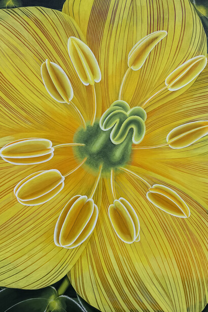 Soraya Abu Naba, Desert star (detail), 2025. Courtesy of Artbooth Gallery