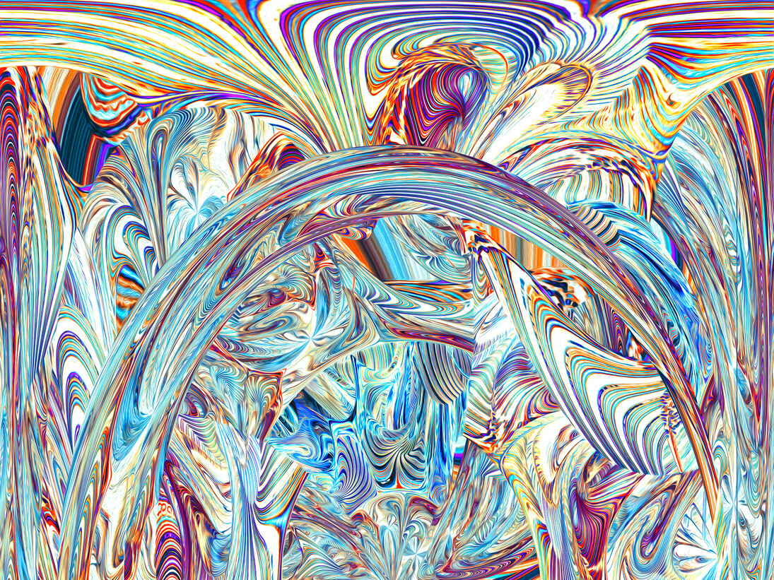 Bob Williams, Australia Before Man (3), Digital Artwork on Canvas, 20" x 26" x 1.5"