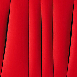 Lucio Fontana, Concetto spaziale. Attese, olio su tela, 70 x 90 cm. Collezione privata