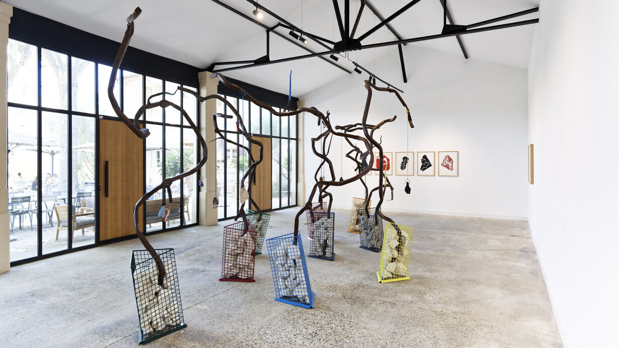 Bernard Pagès, Voir à travers, exhibition view. Courtesy of Ceysson and Bénétière