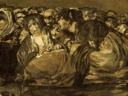 Fragmento de «El Aquelarre», Goya