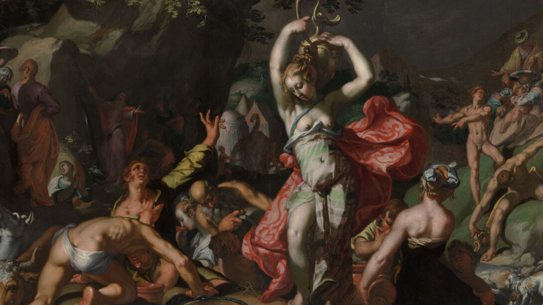 Artist:Abraham Bloemaert (Netherlandish, Gorinchem 1566–1651 Utrecht)
Date:1596
Medium:Oil on canvas
Dimensions:31 3/8 x 42 1/2 in. (79.7 x 108 cm)
Classification:Paintings
Credit Line:Purchase, Gift of Mary V. T. Eberstadt, by exchange, 1972