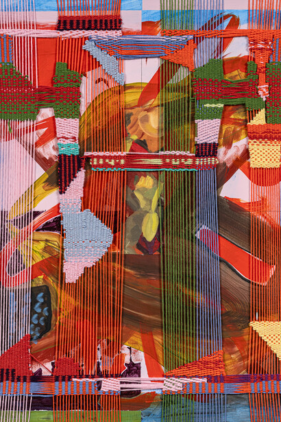 Jen Harris, Orange auger. Courtesy of Jane Lombard Gallery