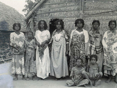 Les habitants de Nosy Be dans une photo d'époque