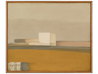 Le Corbusier, La cheminée, 1918, Huile sur toile, 60 x 73 cm © FLC, ADAGP, Paris 2015