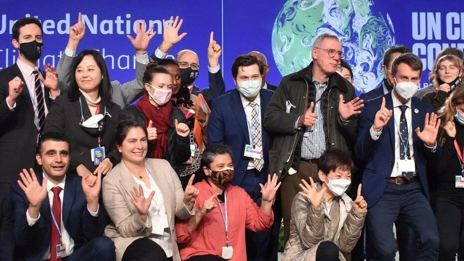 People who were involved in passing COP26 the climate change pact