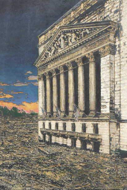 Stefan Kürten, Badlands (detail), 2025. Courtesy of Hosfelt Gallery