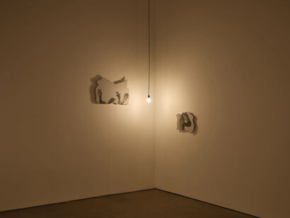 Amol K Patil, The piled up traces, exhibition view. Courtesy of François Ghebaly Gallery