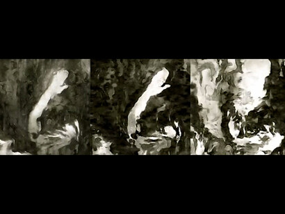 Anna Ridler, Fall of the House of Usher I, 2017, single-channel video installation (made with a series of interconnecting GANs). Courtesy of the artist