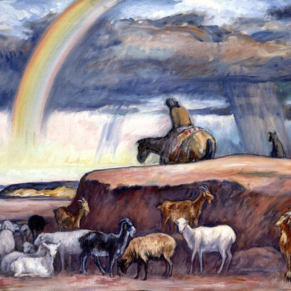 In the Arena. Courtesy of BYU Museum of Art