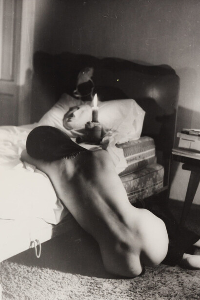 Kati Horna Mexican, 1912-2000, Leonora, from the series Oda a la necrofilia, (Ode to necrophilia), 1962. Courtesy of Ruiz-Healy Art