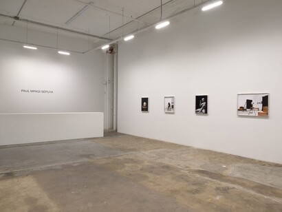Paul Mpagi Sepuya, Positioner, exhibition view. Courtesy of Vielmetter Gallery
