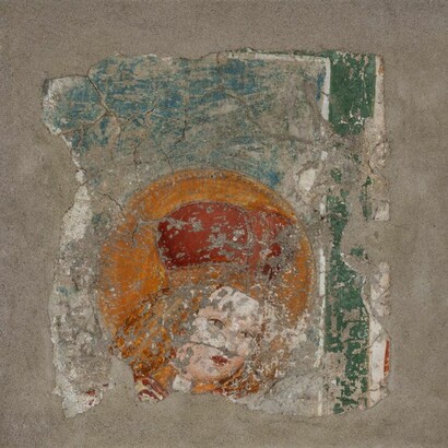 Master Bolfgang, Head of St Martin, a fragment, 1453. Courtesy of National Gallery of Slovenia