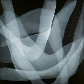 Michelle Concepción, Twist, 63x63 inches, acrylic on canvas, 2007. Courtesy of the artist and ArtSpace/Virginia Miller Galleries