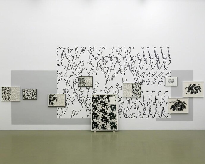 Patents and Palm Trees. Courtesy of Galerie Crone