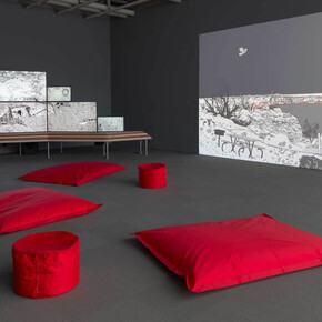 Marina Zurkow, Parting worlds, exhibition view. Courtesy of Whitney Museum of American Art