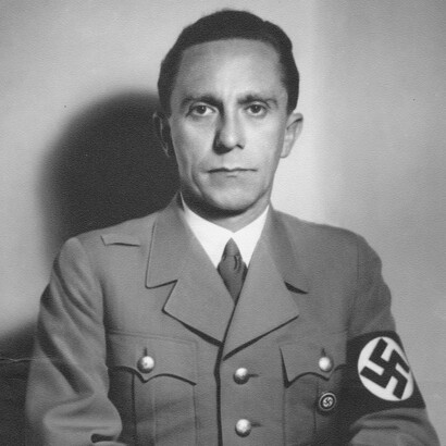 Joseph Goebbels, político alemán que ocupó el cargo de ministro para la Ilustración Pública y Propaganda del Tercer Reich