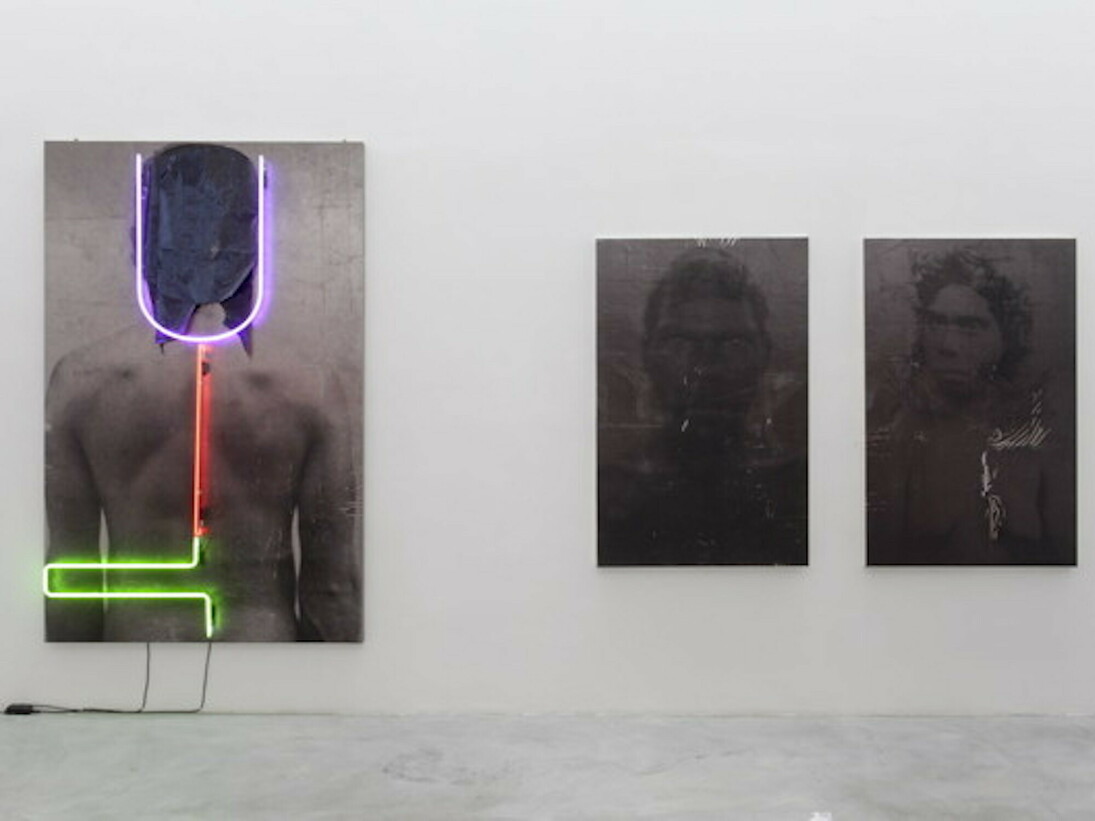 Brook Andrew, Exhibition view. Courtesy of galerie Nathalie Obadia