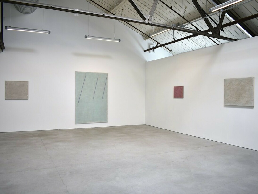 John Zurier, Exhibition view. Courtesy of Anglim Gilbert Gallery