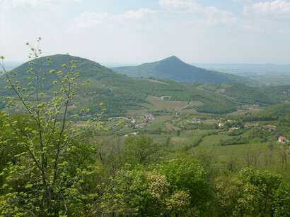 Colli Euganei in provincia di Padova, Italia