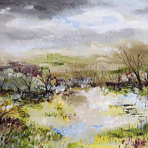 Romance by John Anusas, 36 cm x 59 cm 