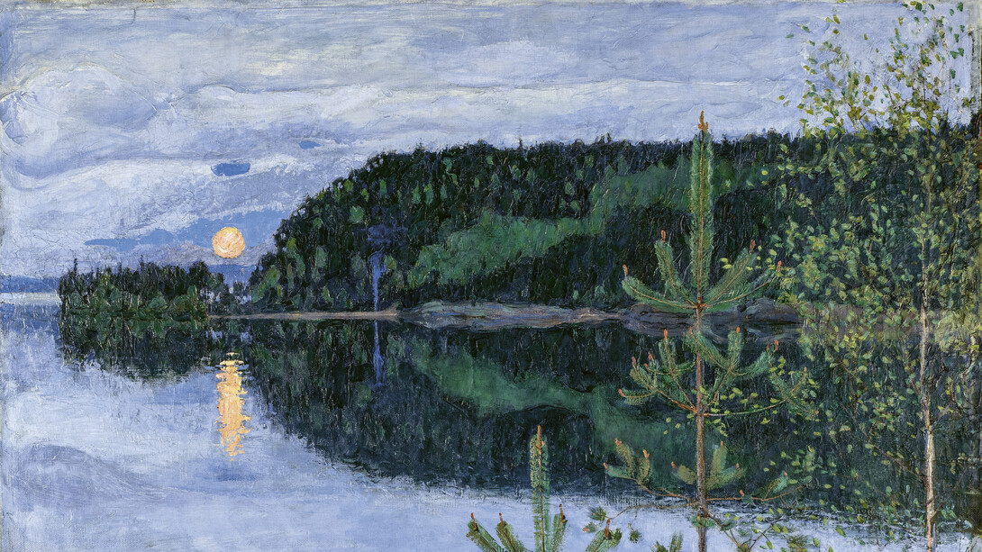 Akseli Gallen-Kallela, Spring night, 1914. Avec l'aimable autorisation de la Fondation Beyeler